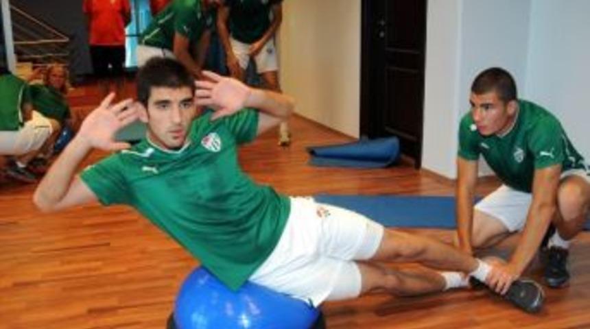 Bursaspor Salonda &Ccedil;alıştı