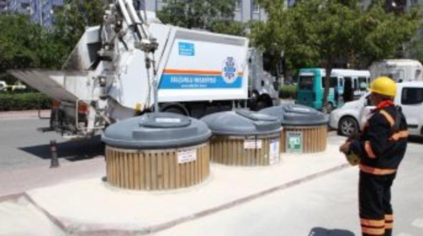 Sel&ccedil;uklu&rsquo;da Atıklar Yeraltında Toplanıyor