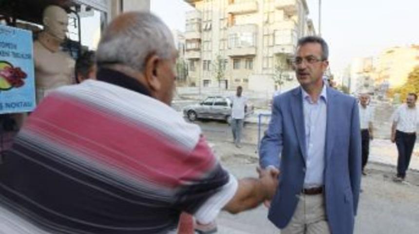 Başkan K&ouml;şker Kızılay Caddesinde İncelemelerde Bulundu