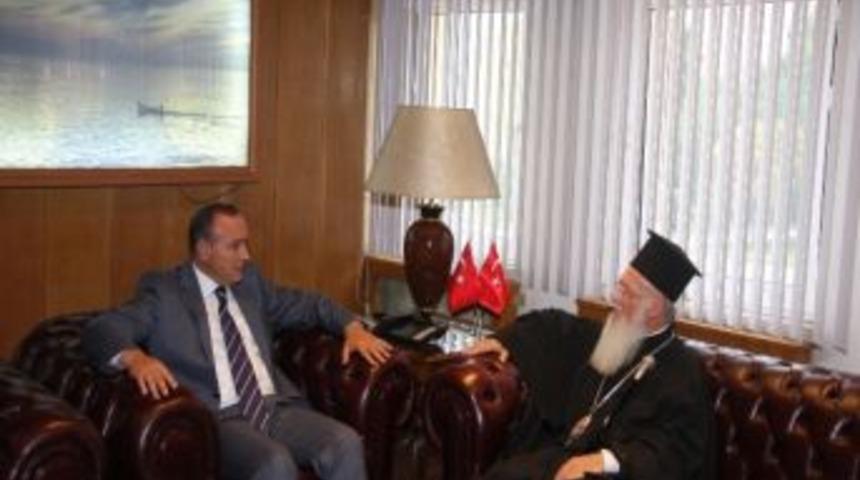 Fener Rum Patriği Bartholomeos&rsquo;tan Vali Kızılcık&rsquo;a Ziyaret