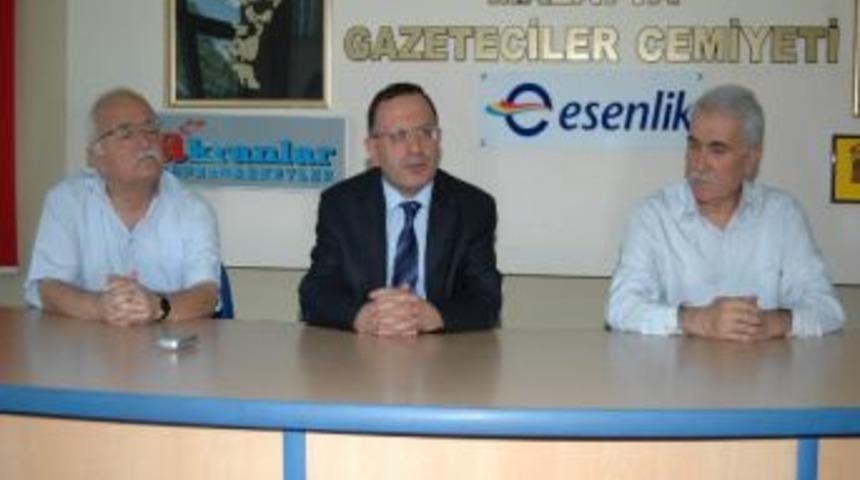 Vali Saran&rsquo;dan Gazeteciler Cemiyetine Veda Ziyareti