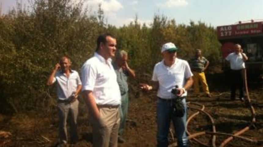 K&ouml;pr&uuml;l&uuml;'den Orman Yangını &Ccedil;ıkan K&ouml;ye Ziyaret