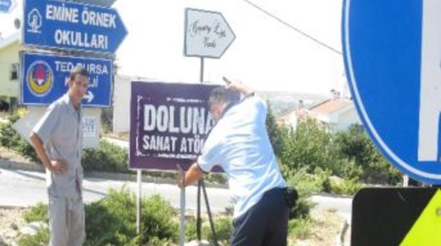 Zabıtadan G&ouml;r&uuml;nt&uuml; Kirliliği İle M&uuml;cadele