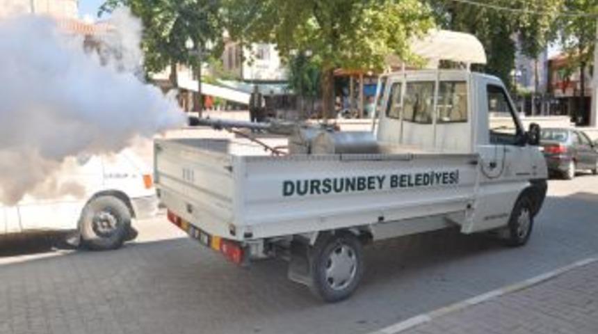 Dursunbey'de Haşereyle M&uuml;cadele Başlatıldı
