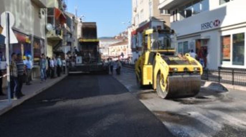 Posbıyık, Asfalt &Ccedil;alışmalarını İnceledi