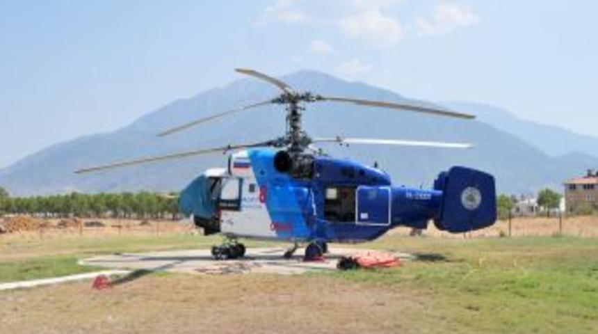 Fethiye&rsquo;de Yeni Yangın S&ouml;nd&uuml;rme Helikopteri G&ouml;reve Başladı