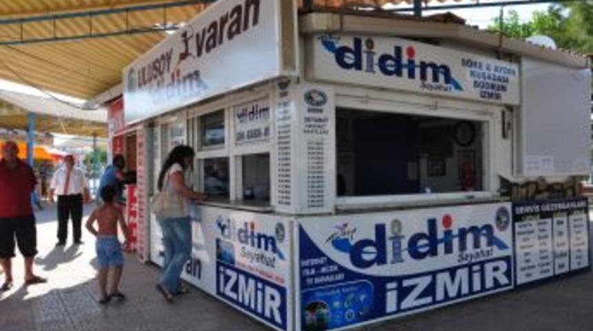 Didim'de otogarda bayram hareketliliği