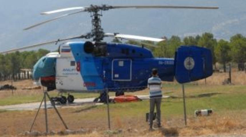 Fethiye&rsquo;de D&uuml;şen Helikopterin Yerine Yenisi Geldi