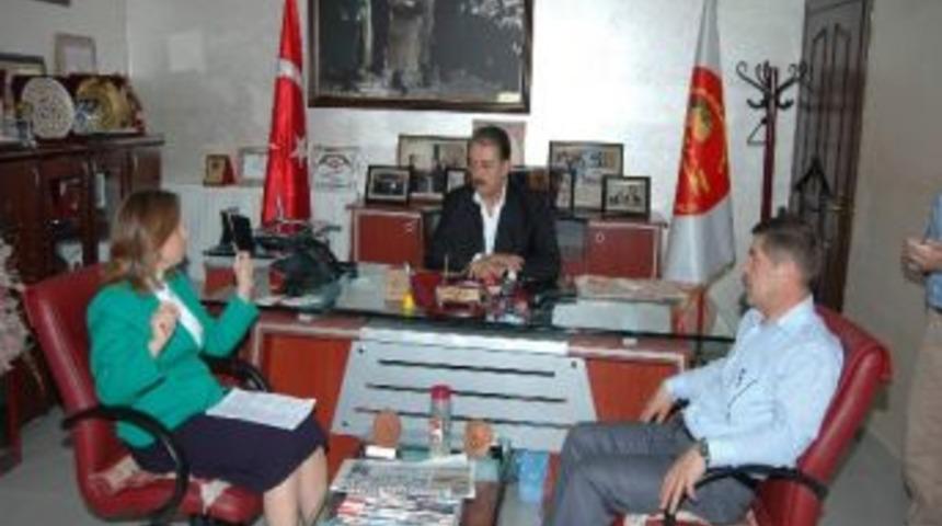 Milletvekili &Ccedil;alık, Mesob Başkanı Keskin'i Ziyaret Etti