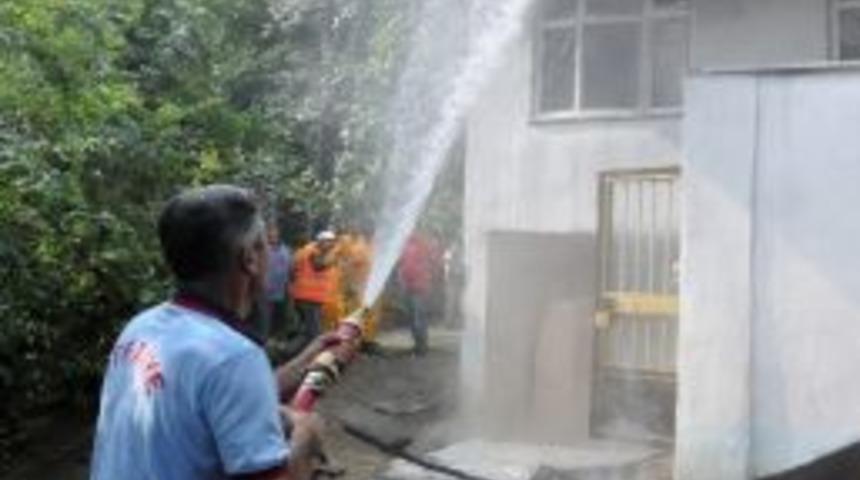 Samsun&rsquo;da Korkutan Yangın