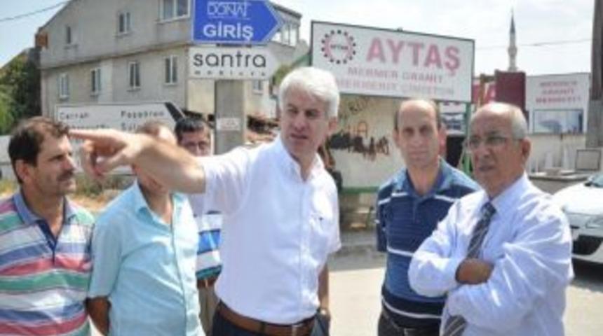 '&ouml;l&uuml;m Kavşağı'na Milletvekili Şahin El Attı