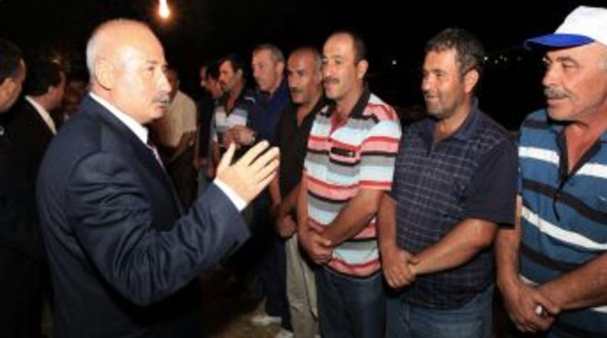 Vali Y&uuml;ksel, Yapımı Devam Eden K&ouml;y Yollarını Inceledi