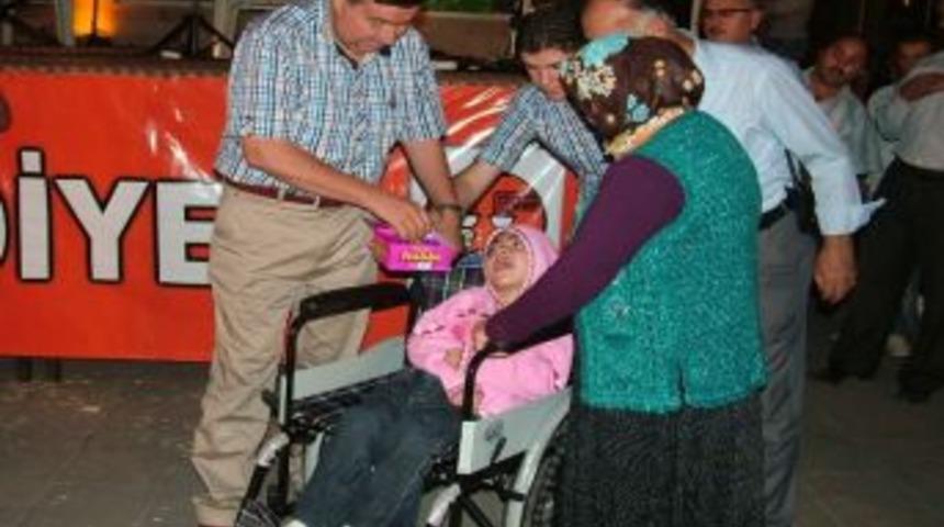 Havza&rsquo;da 20 Engelliye Tekerlekli Sandalye