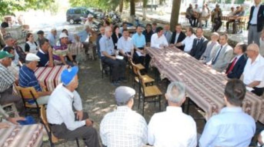 Vali Demir, &Ccedil;ardak Ve Acıpayam&rsquo;da İncelemelerde Bulundu