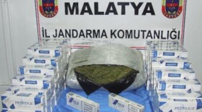 Esrar Ve Kaçak Sigara Ele Geçirildi