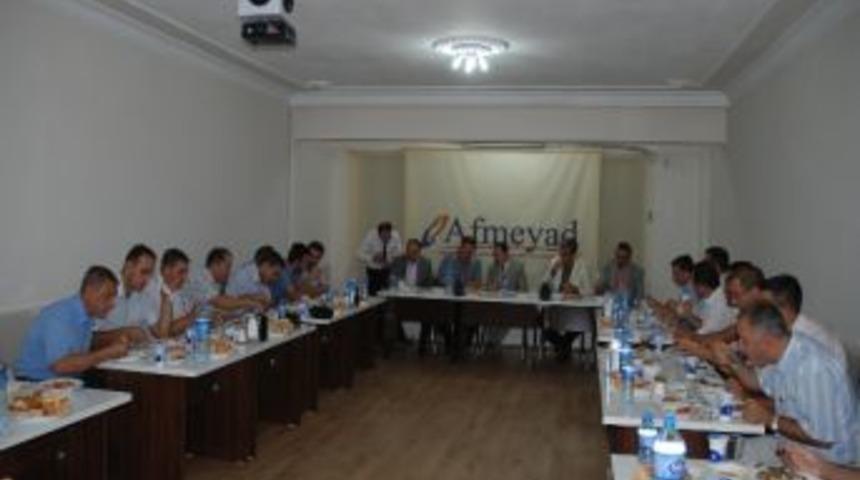 Afmeyad &Uuml;yeleri İftarda Bir Araya Geldi