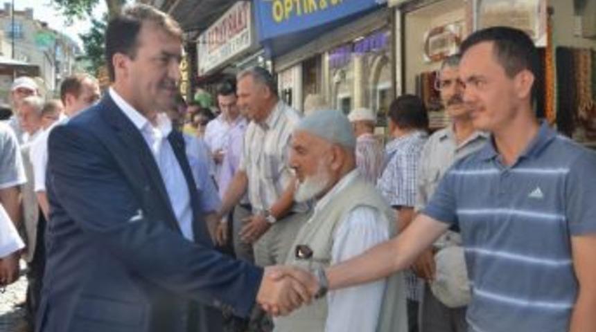 Başkan D&uuml;ndar'dan Bayramlaşma Turu