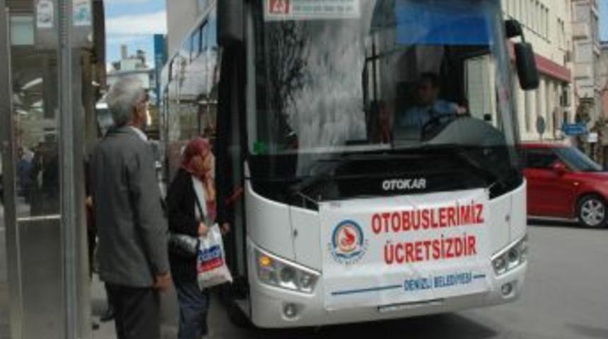 Denizli&rsquo;de Ramazan Bayramı&rsquo;nda Halk Otob&uuml;sleri &Uuml;cretsiz Olacak