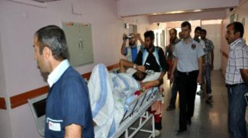 &Ouml;so Mensubu Yaralı Bir Kişi, Nusaybin'e Getirildi