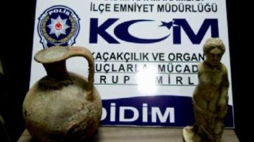 Elindeki Tarihi Eserleri Satmaya &Ccedil;alışırken Yakalandı