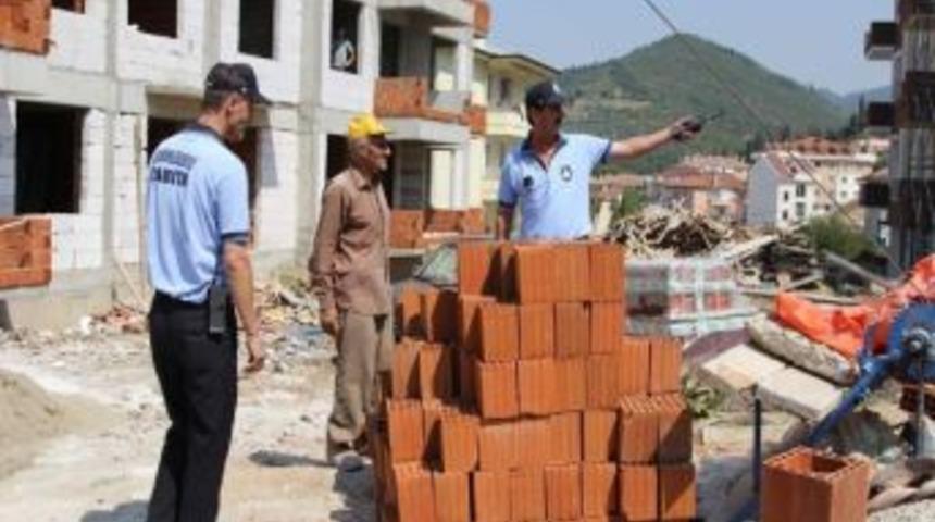 Karam&uuml;rsel'de İnşaatlar Denetlendi