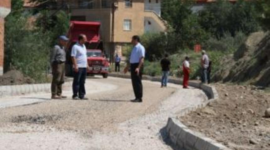 Damatoğlu'nda asfalt başladı