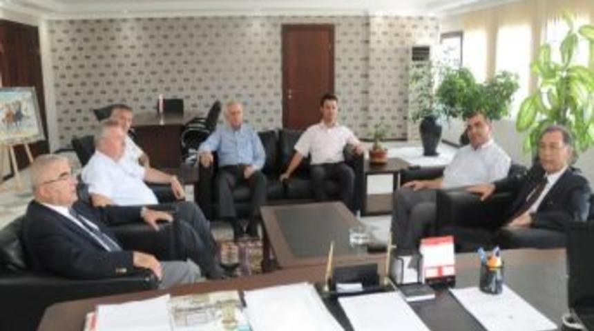 Kaymakam Dursun&rsquo;dan &Ccedil;orlu Belediyesine Veda Ziyareti