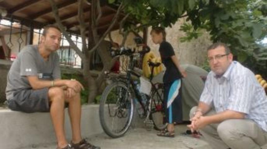 Bisikletiyle Avustralya'dan Sinop'a Geldi