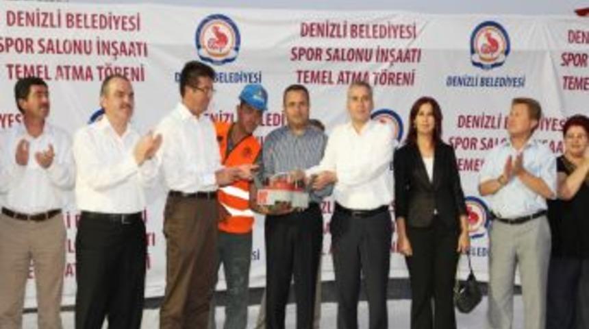 Denizli Belediyesi Spor Salonu&rsquo;nun Temeli Atıldı