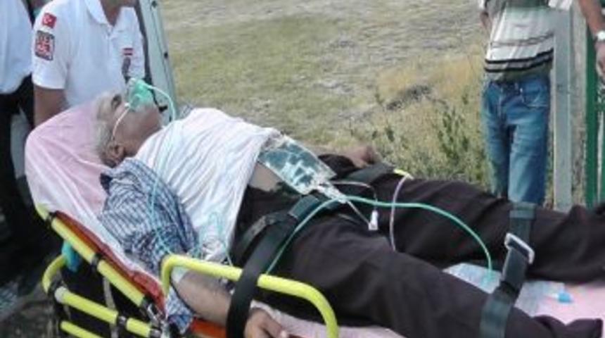 Kalp Krizi Ge&ccedil;iren Hastaya Helikopter Ambulans