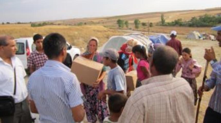 G&ouml;&ccedil;ebe Romanlara Bayram Yardımı