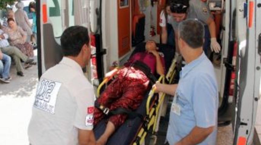 Nazilli&rsquo;de Şiddete Uğrayan Kadın Hastanelik Oldu