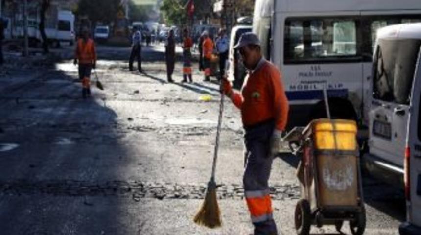 Sabahın İlk Işıklarıyla Korkun&ccedil; Patlamanın İzleri Ortaya &Ccedil;ıktı