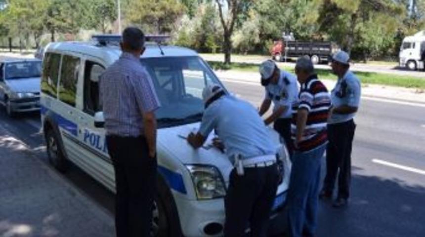 Bayramın Son G&uuml;n&uuml; Trafik Polislerinden Radar Uygulaması