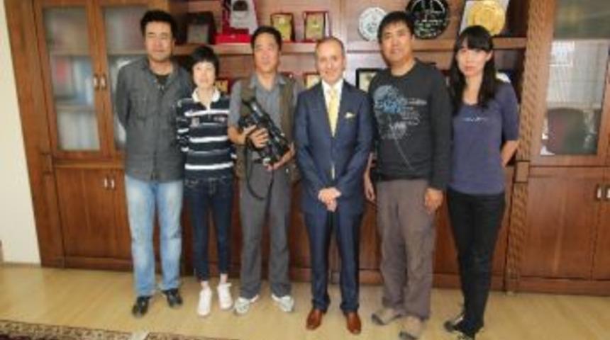 &Ccedil;in&rsquo;in Harbin Kentinden Gelen Televizyon Ekibi, Erzurum&rsquo;a Bayram Konuğu Oldu