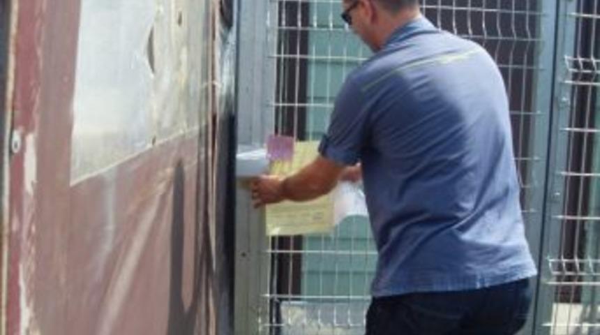 Ka&ccedil;ak Baz Istasyonu Belediye Tarafından M&uuml;h&uuml;rlendi