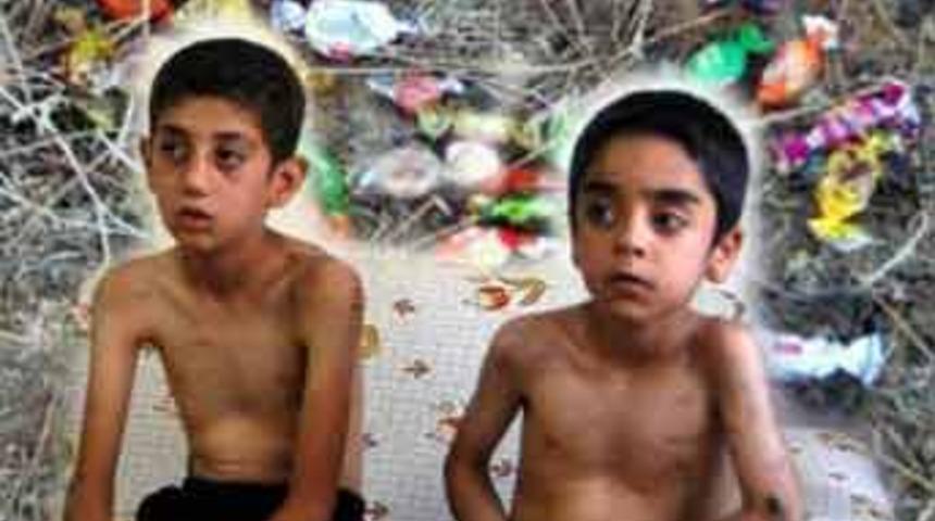 Şeker toplayan çocuklara akıl almaz işkence