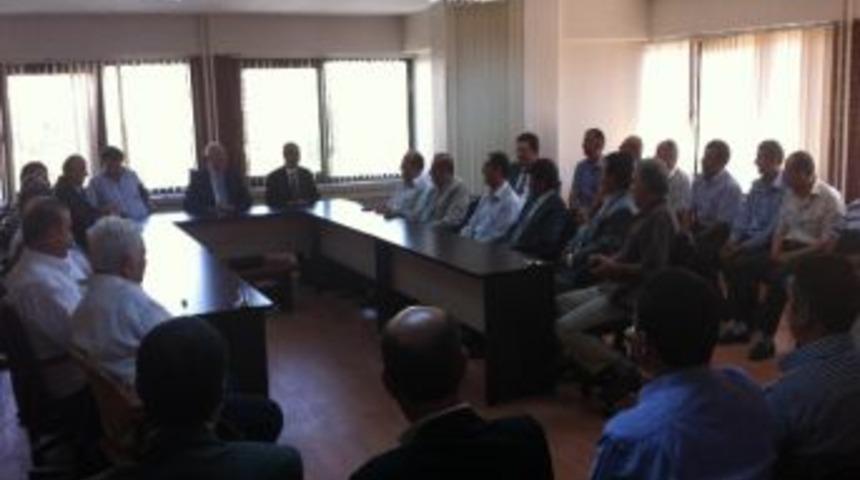 Esnaf Temsilcileri Bayramlaştı