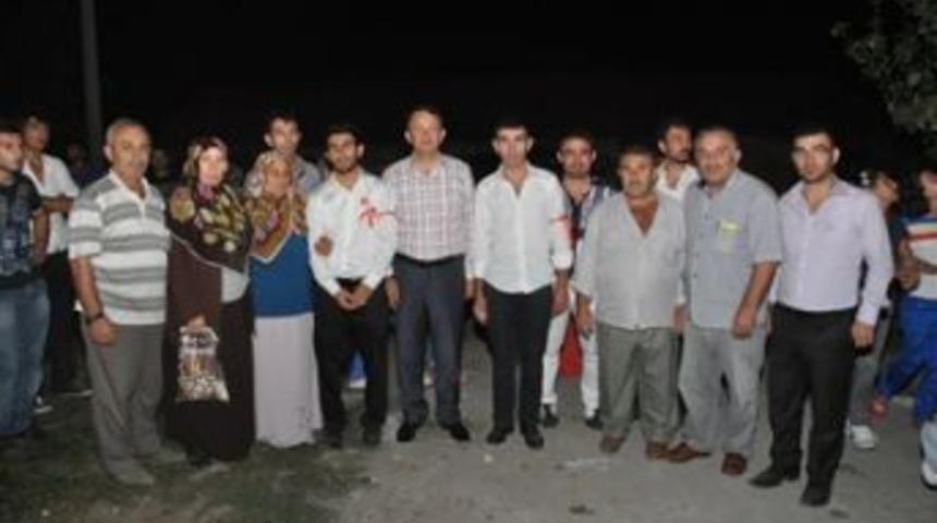 Karabalık askerleri uğurladı