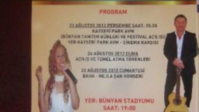 Sanatçı Baha 4.bünyan Buluşması Halı Ve Gilaburu Festivaline Katılacak