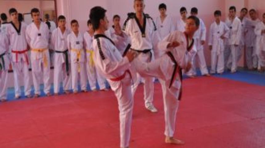 Tekvando Branşında Eğitim &Ccedil;alışmaları Devam Ediyor