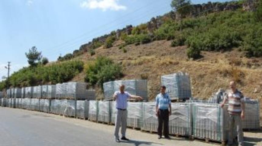 -harmancık'ta Kaldırım &Ccedil;alışmaları