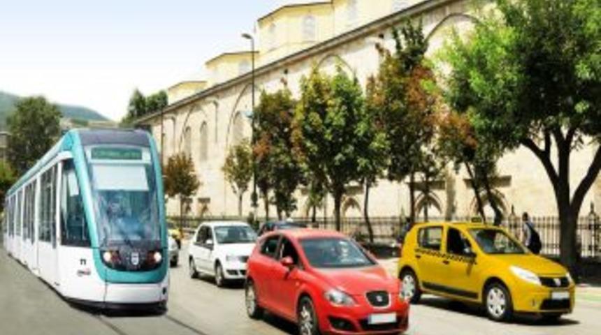 Heykel - Garaj Tramvay Hattında Inşaat Başlıyor