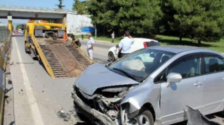 Samsun&rsquo;da Trafik Kazası: 1 Yaralı
