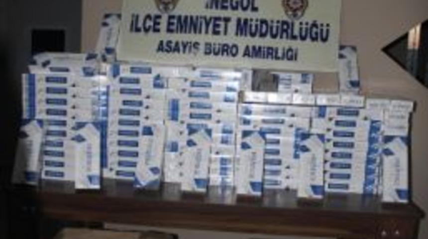 3 Bin 500 Paket Ka&ccedil;ak Sigara Ele Ge&ccedil;irildi