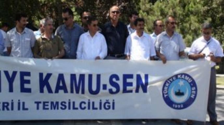 T&uuml;rkiye Kamu-sen Kayseri İl Temsilciliği Ter&ouml;r&uuml; Lanetledi