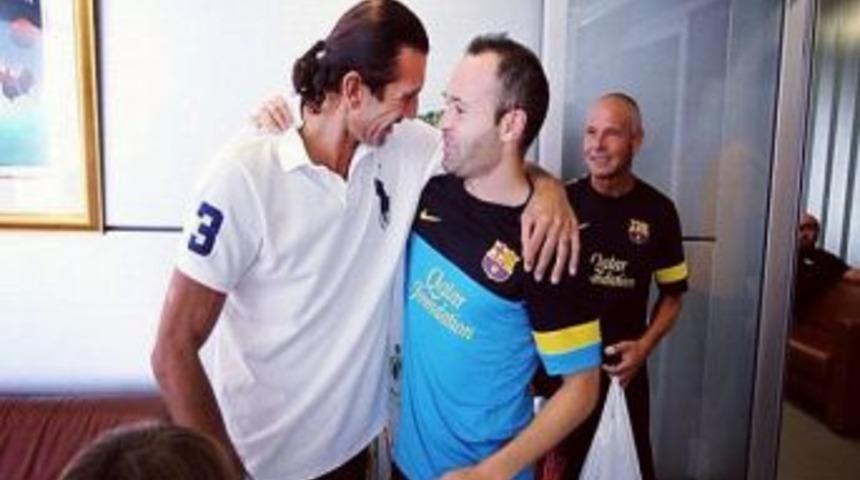 Efsane Rüştü, Barcelona'da Efsanelerle Buluştu