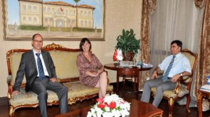 Almanya&rsquo;nın Antalya Konsolosu, Vali Vekili Y&uuml;ksel&rsquo;i Ziyaret Etti