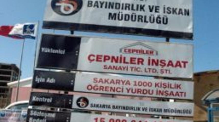 Bin Kişilik &Ouml;ğrenci Yurdu Yeni &Ouml;ğretim Yılına Yetiştirilmeye &Ccedil;alışılıyor