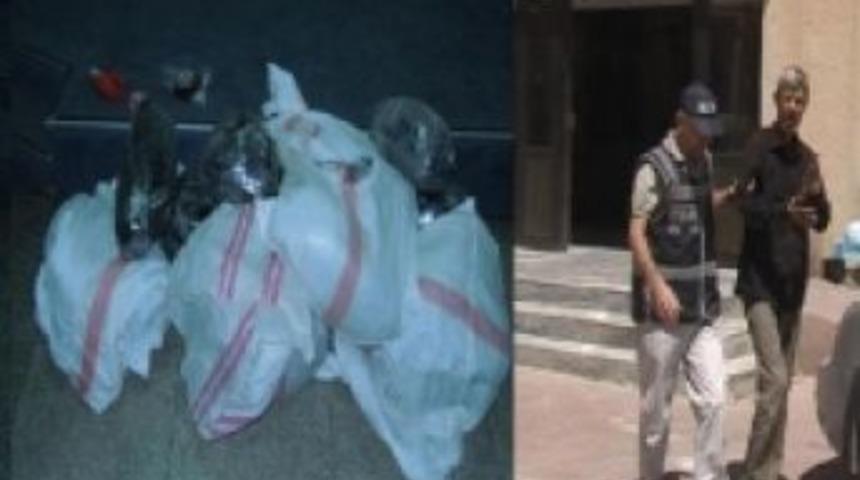 Esrar sevkiyatına darbe: 2 g&ouml;zaltı